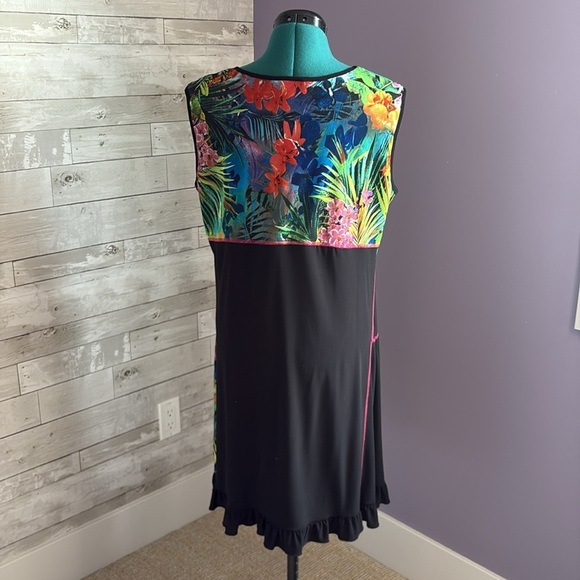 LIBRA Tropical Print Dress - Picture 2 of 7